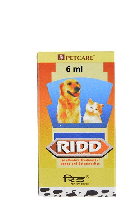 Pet Care pet care Ridd Anti Tick n Flea Solution 6ml ml Pet Coat Cleanser