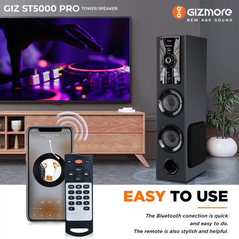 Buy Gizmore ST 5000 PRO WITH WIRELESS MIC REMOTE 50 W Bluetooth
