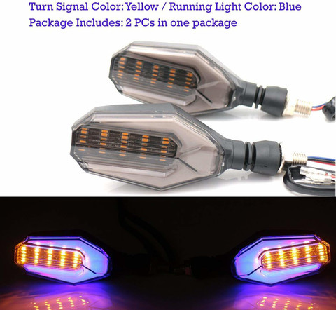 COMICAL Front, Rear LED Indicator Light for Bajaj Pulsar 135 LS