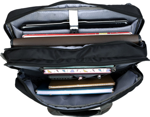 RIDA Handbag Convertible Backpack Laptop Bag inch Notebook Bag  Shoulder Messenger Laptop Case-001 Black Waterproof Messenger Bag