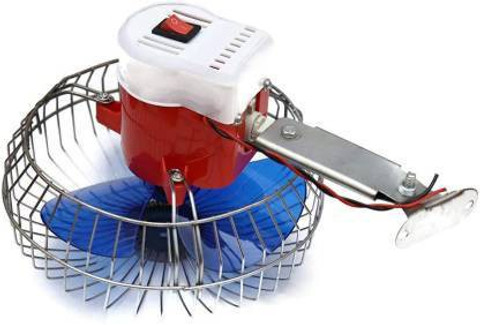 Welzivs 12 volts DC automaotive 6''Fan directly run through Solar