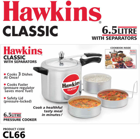 Hawkins Classic (CL66) L Inner Lid Pressure Cooker
