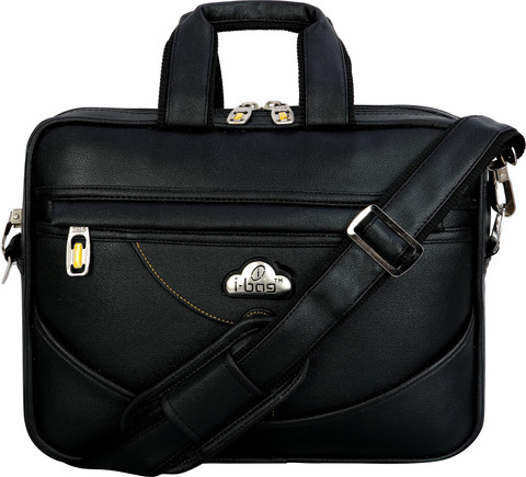 i-bag Men Women Black Messenger Bag