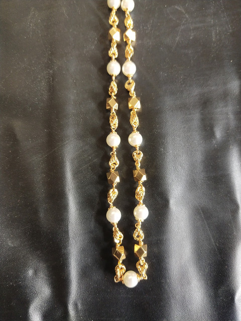 kurdekars divuu pearl mudi chain Gold-plated Plated Copper Chain