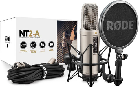 Rode NT2-A Shielded Cable Microphone With 10 Years Domestic