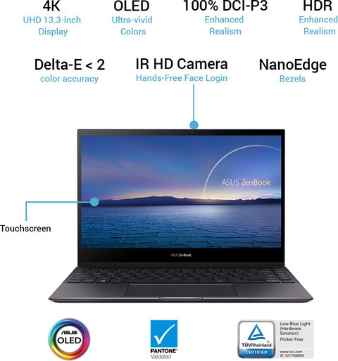 ASUS ZenBook Flip S OLED Core i7 11th Gen Intel EVO - (16 GB/1 TB