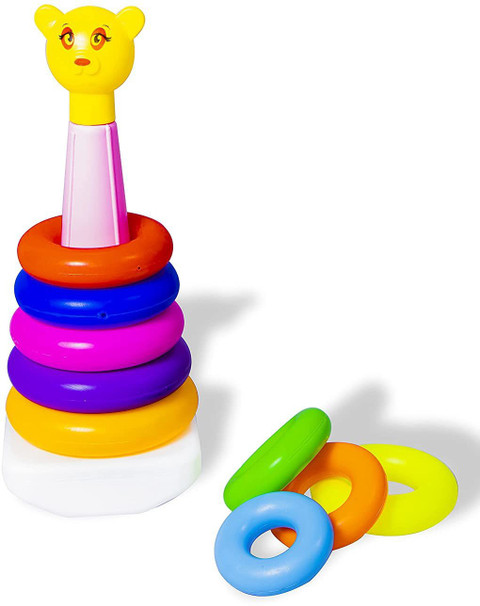 Hasper Tex Smiley Stacking Toys Coloring Large Teddy Rings for