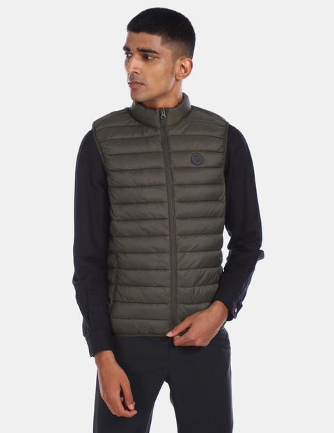 POLO Half Sleeve Solid Men Jacket