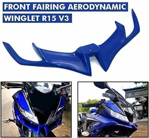 Rtech YAMAHA R15 V3 WINGLET BLUE COLOUR Bike Fairing Kit