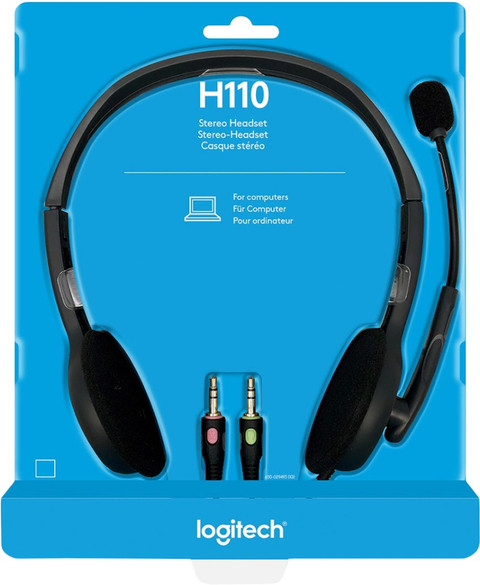 Logitech H-110 Wired Price in India Buy Logitech H-110 Wired