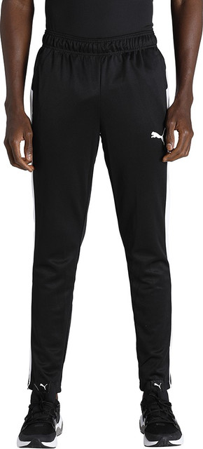 PUMA ACTIVE Tricot Pants Colorblock Men Black Track Pants