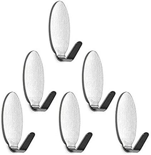 Urbanware lf Adhesive Hooks, Adhesive Wall Hooks Heavy Duty, Removable  Sticky Hanging Wall Hangers and Hooks for Robe Towel Home Office Kitchen