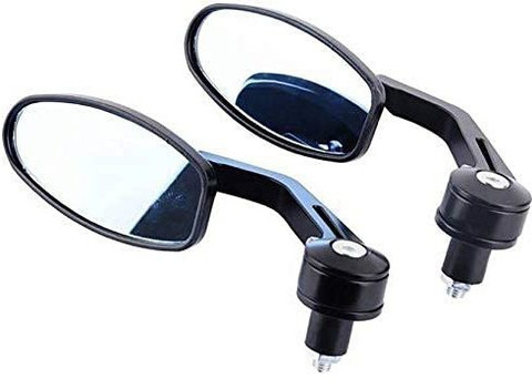 Mx Culer Zone New Oval Shape Universal Motorcycle Bar End Aluminum