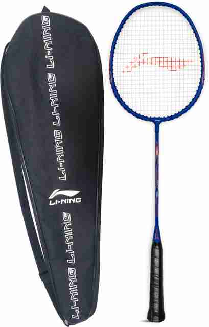 LI-NING Mega Power 7 Blue/Orange Strung Badminton Racquet (Pack of