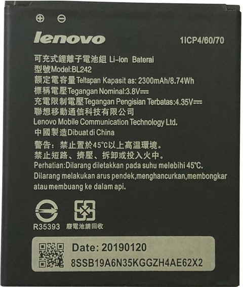 LIFON Mobile Battery For LENOVO K3 K30-W K30-T A6000 A3860 A3580 - Main Image