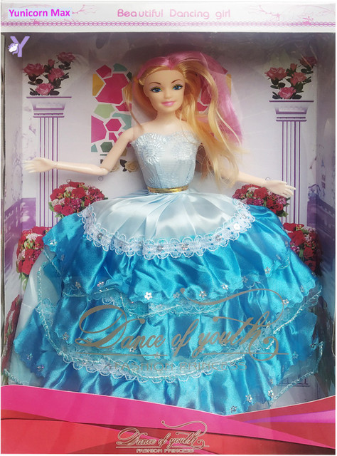 Yunicorn Max Adorable Cute Blue Doll