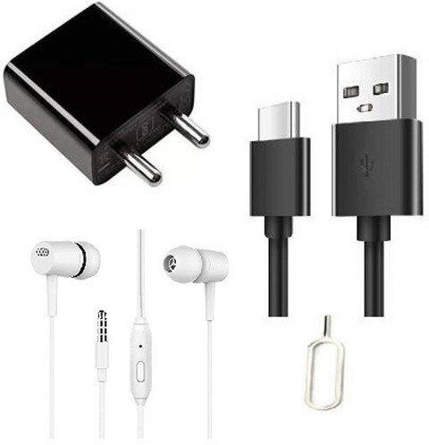 Prifakt Wall Charger Accessory Combo for Xiaomi Redmi Prime