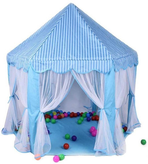 HK ENTERPRISES OFFICIAL Kids Prince Princess Castle For Girls, Boys With  Led Star Lights, Fairy Play Tents For Kids Hexagon PlayHouse, PlayHouse
