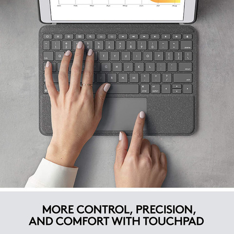 Logitech Combo Touch (7th, 8th 9th Gen) Precision trackpad