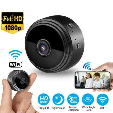 AVOIHS Mini Size WiFi Magnetic MP HD 1080P Wireless Spy CCTV Camera  Live Recording Security Camera