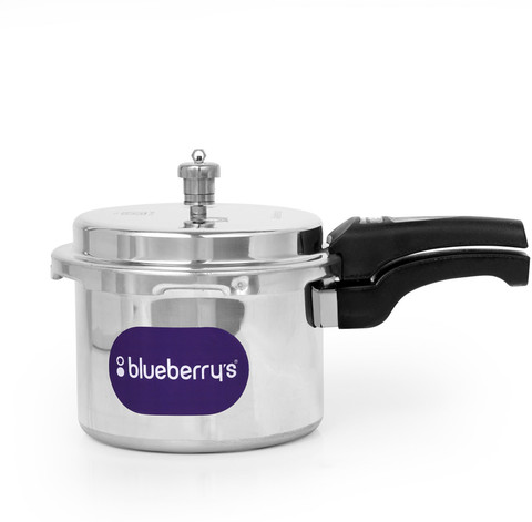 BlueBerry's Aluminum Liter Outer Lid Pressure Cooker ISI