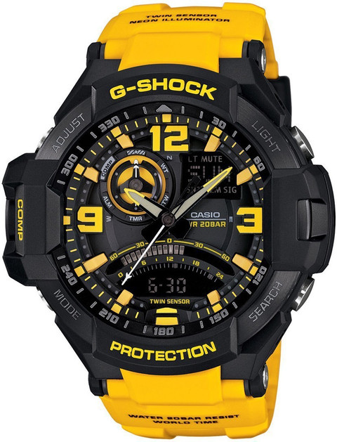 CASIO GA-1000-9BDR G-SHOCK Gravity Master Analog-Digital Watch