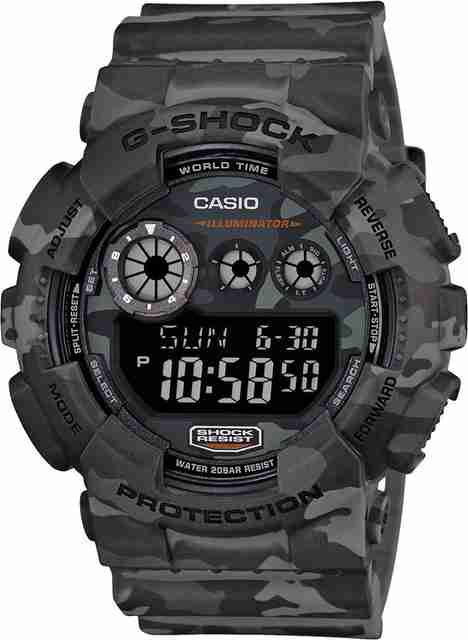 CASIO G-SHOCK GD-120CM-8JR 迷彩 箱・缶付き CASIO GD-120CM-8DR G-Shock ( GD-120CM-8DR ) Digital Watch - For