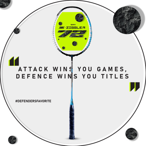 その他 maggy apacs Z-Ziggler 72 (72g, Aero-Dyna Frame) Black, Grey Unstrung