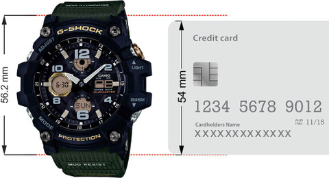 CASIO G-Shock G-Shock ( GSG-100-1A3DR ) Analog-Digital Watch - For