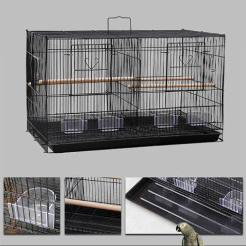 Petzlifeworld Feet Partition Black Cage High Quality Powder