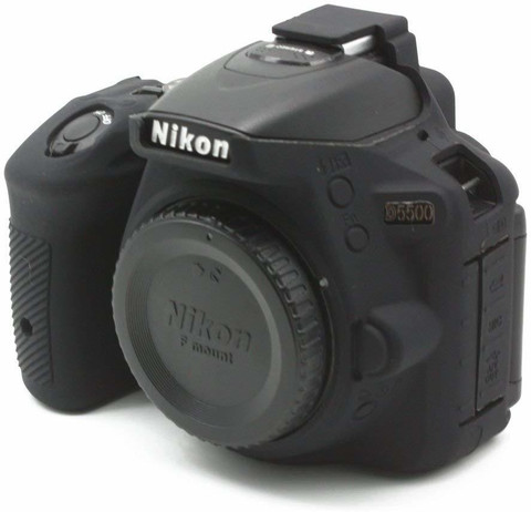 IJJA Camera cover D5600/D5500 for nikon camera silicone protective cover  with screen tempered glass Professional Silicone Rubber Camera Case Cover 