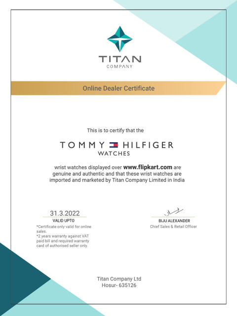 TOMMY HILFIGER Smart Analog Watch For Men Buy TOMMY HILFIGER