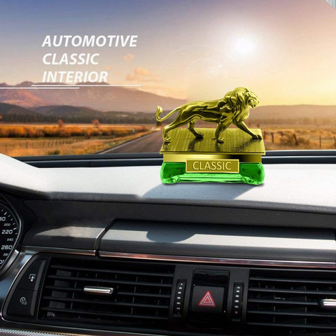 Luxury Car Dashboard Perfume AirMount ™ Golden Lion Shaped Car