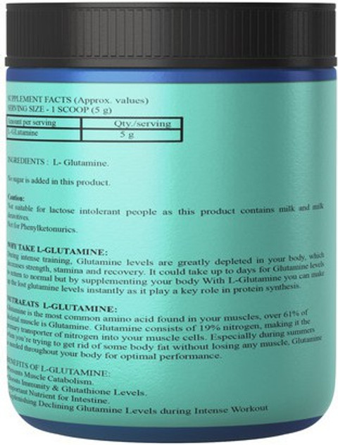 NutraEats L-Glutamine for muscle growth and recovery (G100) Pro Glutamine  Price in India - Buy NutraEats L-Glutamine for muscle growth and recovery  (G100) Pro Glutamine online at Flipkart.com