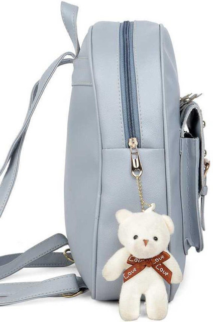 Topko leathers Girls 3-PCS Fashion Cute Stylish Leather Backpack Sling  Bag Set for Women, School College Girls/Leather Bagpack Set for Women  Ideal