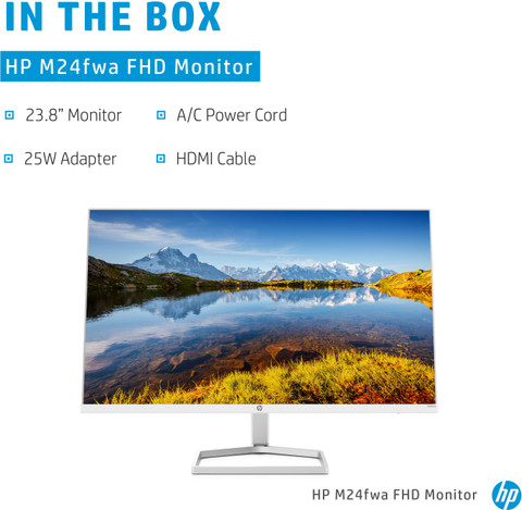 HP 60.45 cm (24 inch) Full HD LED Backlit IPS Panel White Colour