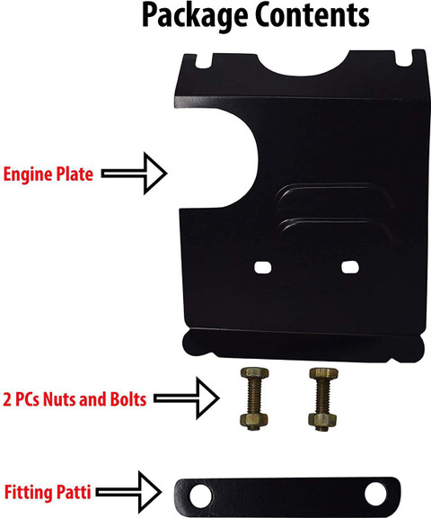 DAZZRIDE Bike Safety Engine Guard Compatible for Hero Splendor