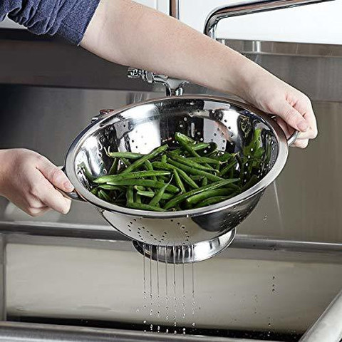 ERcial Store Colander Stainless Steel|Strainer|Sieves|Washing Vegetables  Fruits (3 Litre) Colander