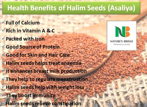 Nature's Bridge Halim Seeds (Garden Cress Seeds) Aliv / Asaliya Seeds - 400  Gm Jar Pack Garden Cress Seeds Price in India - Buy Nature's Bridge Halim  Seeds (Garden Cress Seeds) Aliv /