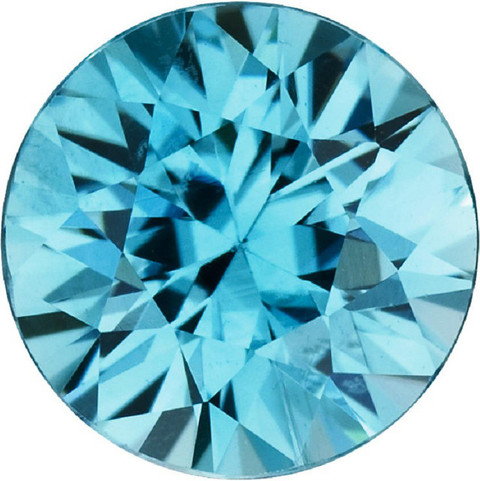 Apolina TARA BLUE STONE　5-7y Takshila Gems Blue Zircon Stone 5.25 Ratti / 4.72 Carat Lab
