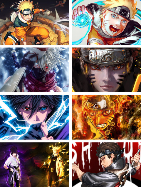 Pack of Naruto Poster Anime Poster HD+ Photos for Wall decor  Photographic Paper