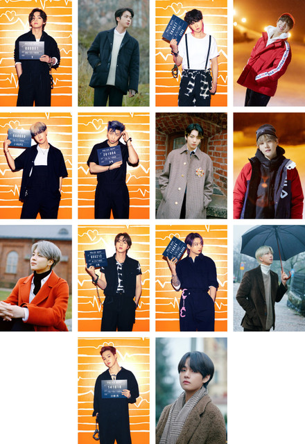 Pack of 56 BTS Band Members Photos collections| for BTS Army| HD+