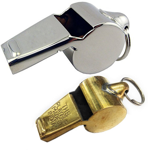 ＢＲＡＳＳ　WＨＩＳＴＬＥ ADD GEAR Acme Thunderer - Brass Whistle (Brass Finish) Metal