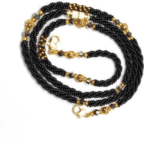 subhart beautiful and traditional black Mangal sutra Dori for women Alloy  Mangalsutra
