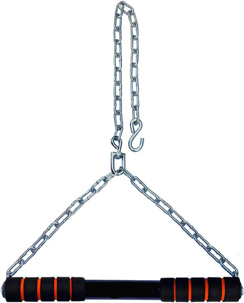 Owlix Anti Slip Cut Grip Hanging Pull Up Bar 5FT Chain Multi