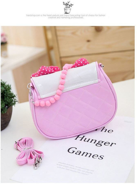 sanjis Pink Sling Bag Cartoon Character Crossbody Shoulder Hand Purse  Wallet For Girls (Multicolor)