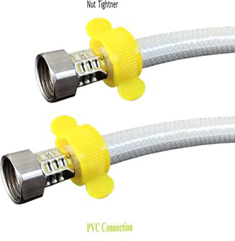 Prestige PVC 304 Grade CONNECTION PIPE 18 INCH (Set of 8) Hose Pipe ...