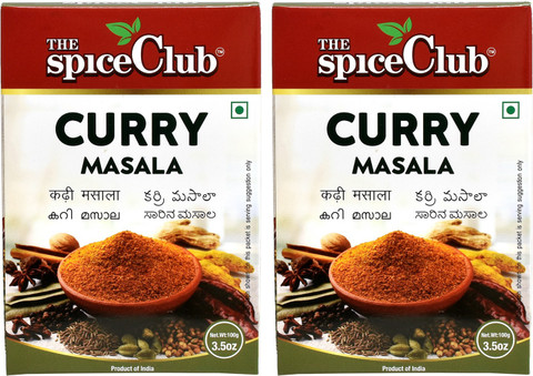 The Spice Club Curry Masala 100g Box Pack of