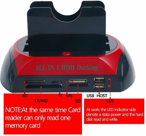 microware All In HDD Docking Station SATA HDD USB
