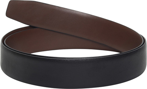 Titan Men Formal Black Genuine Leather Reversible Belt Black/Brown